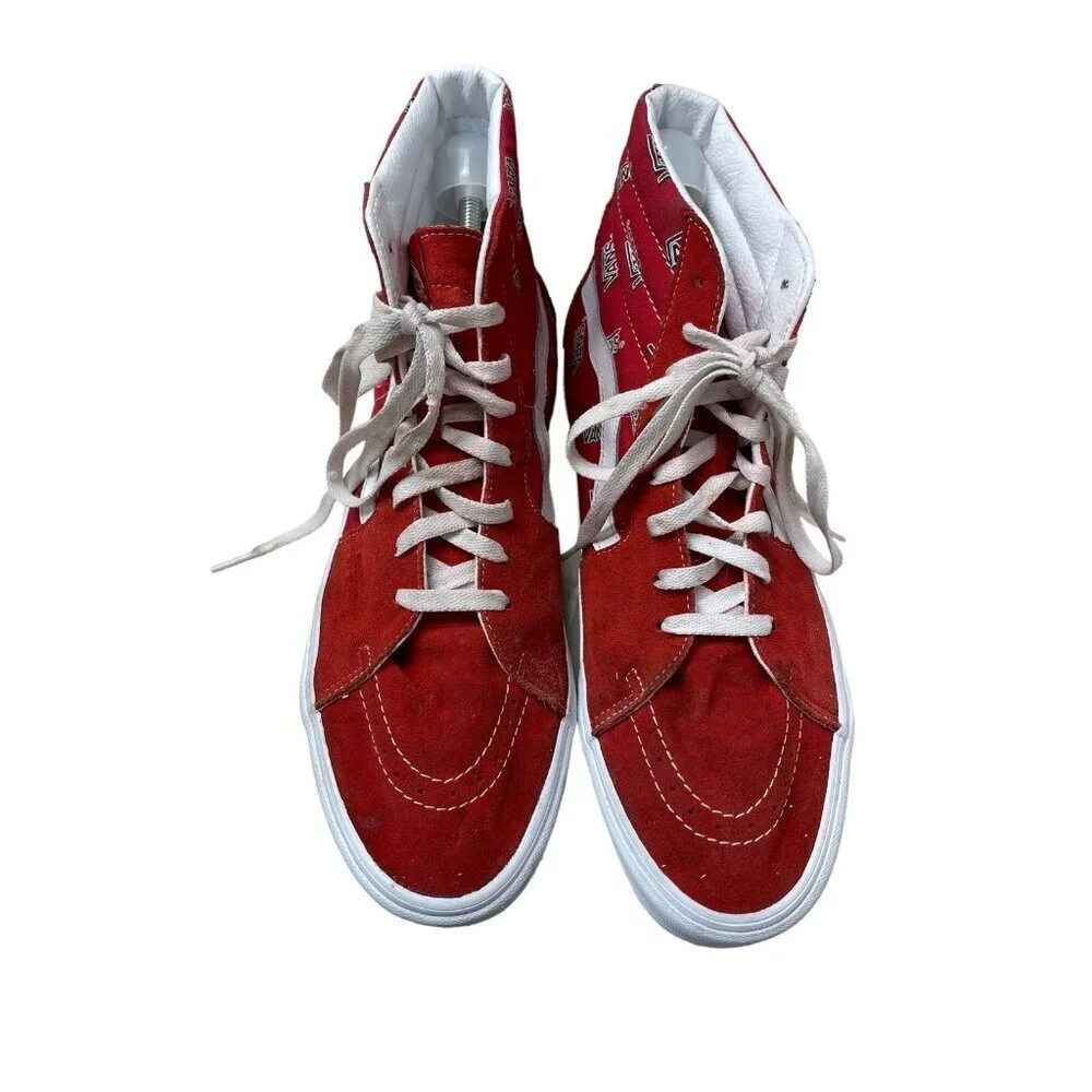 Vans Sk8 Hi Sneaker Vans Misprint Red/White Men’s 13 - Picture 2 of 11